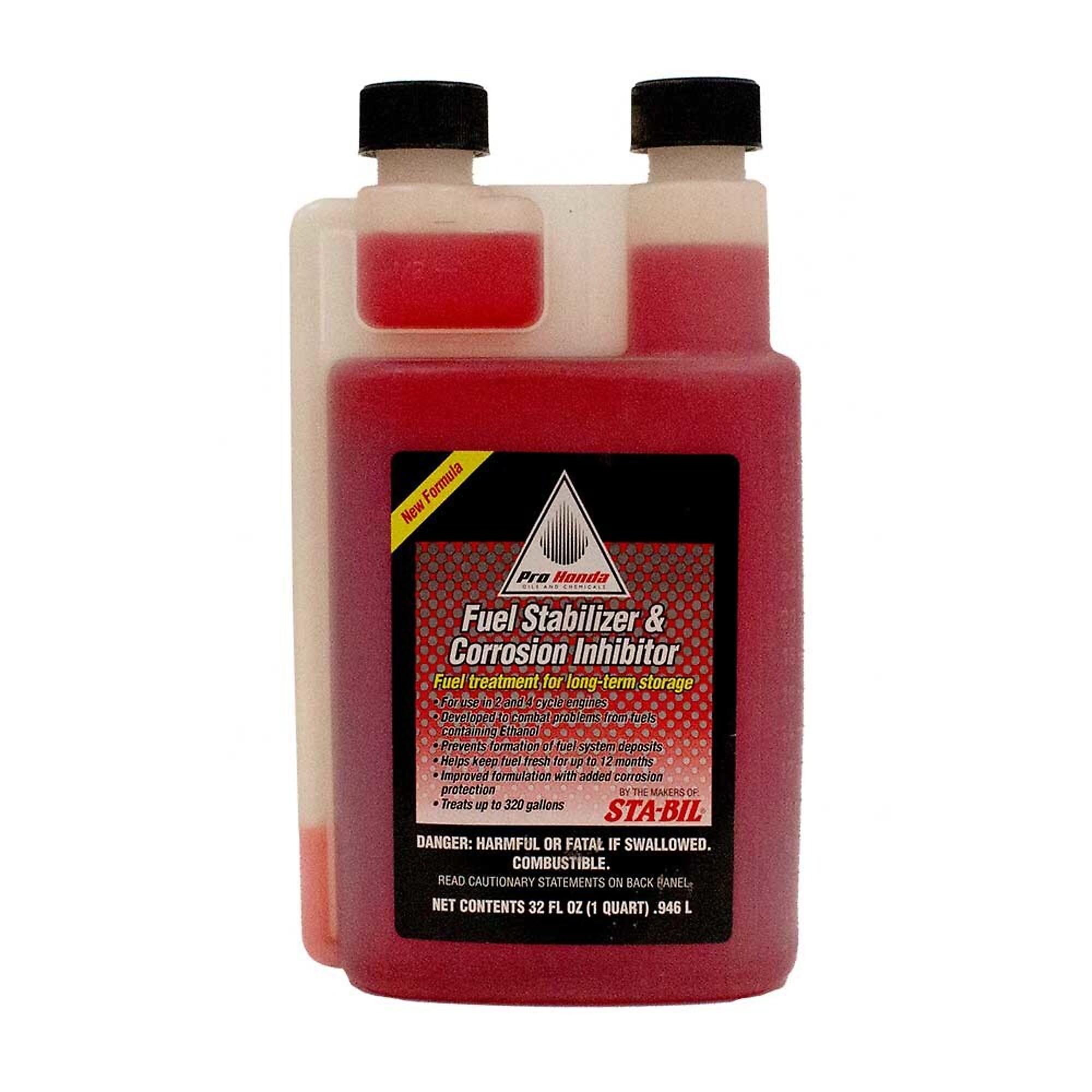 Honda Power Equipment Pro Fuel Stabilizer + Corrosion Inhibitor, 32 Fl. Oz., Model# 08732-3200